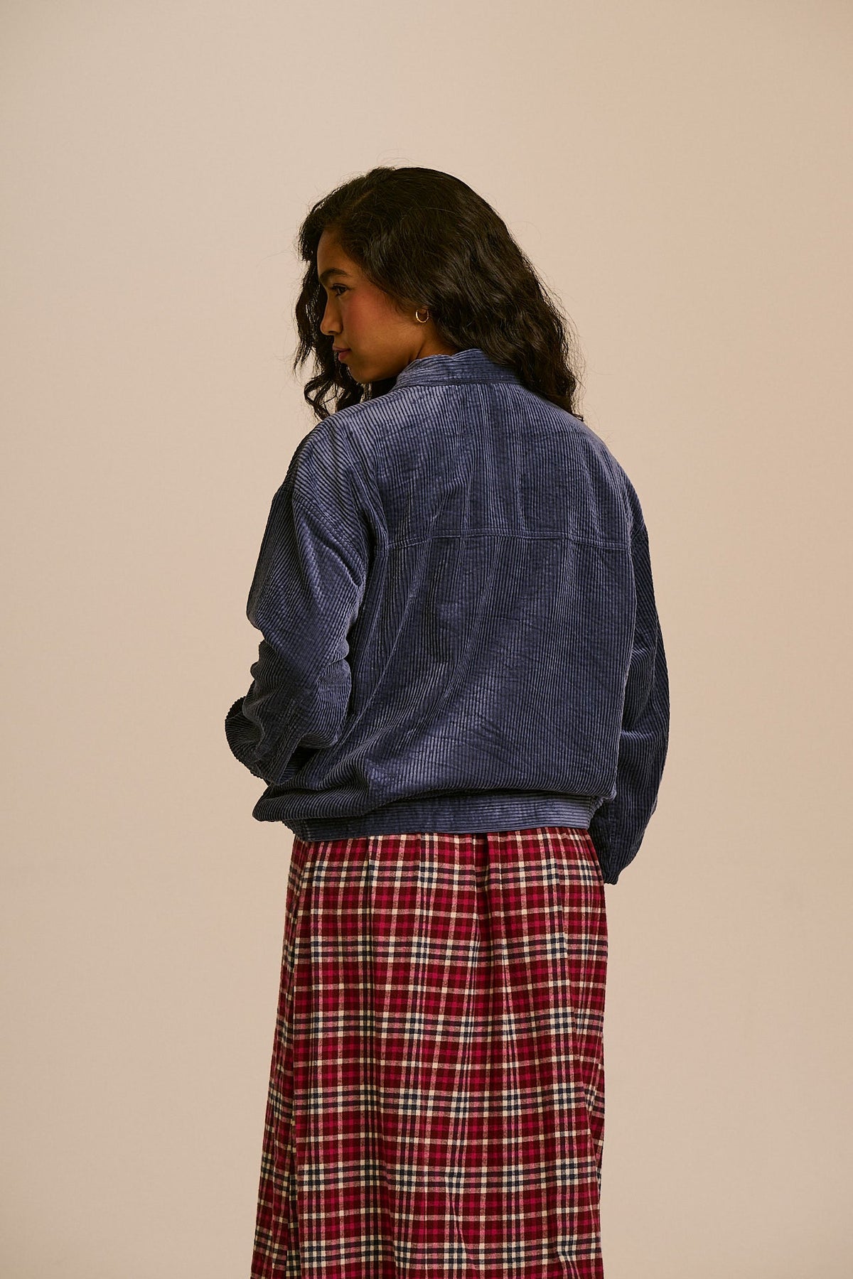 Devan Jacket - Organic Cotton Corduroy in Blue