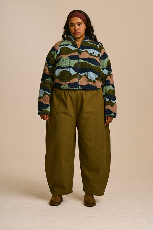 Finley - Borg Fleece Jacket in Rolling Hills