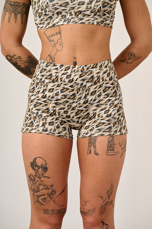 Kit - Viscose Boxer Shorts in Leo Swirl
