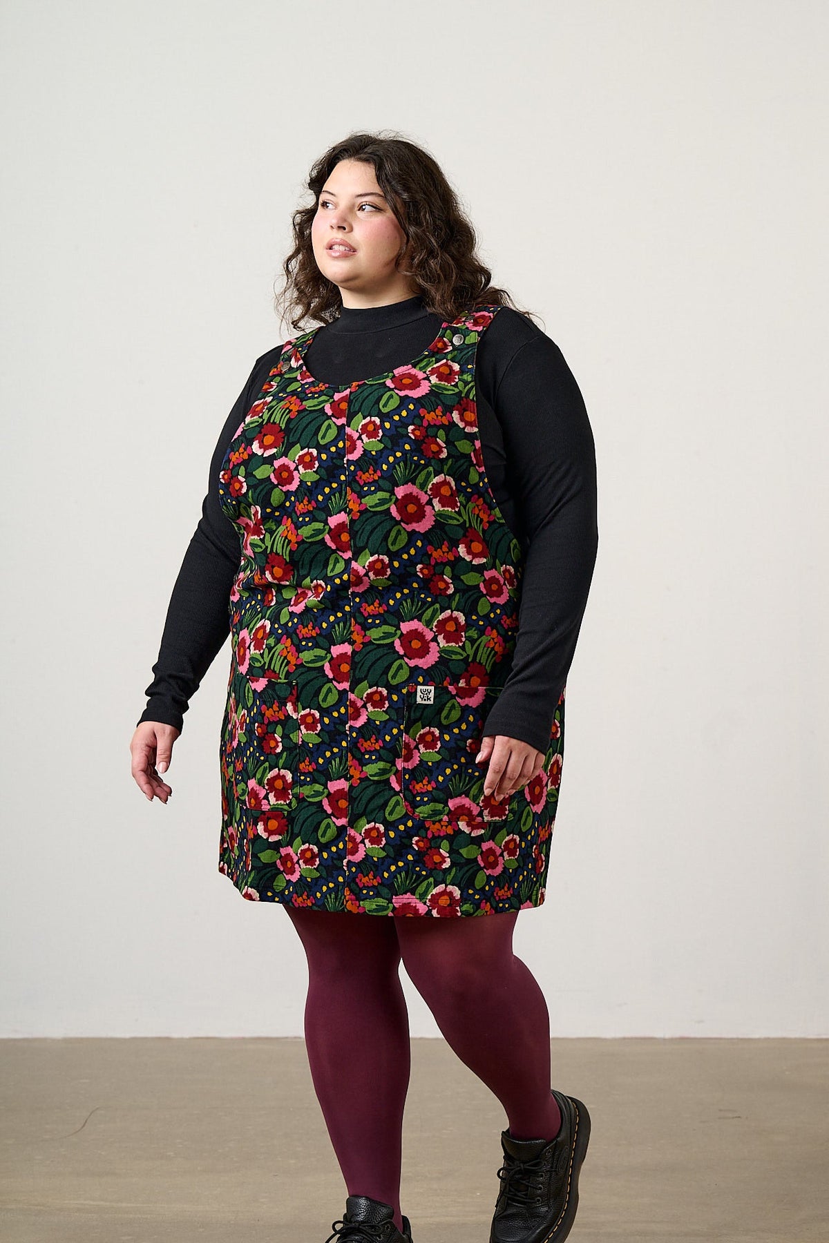 Layla - Organic Cotton Twill Dress in Marisa