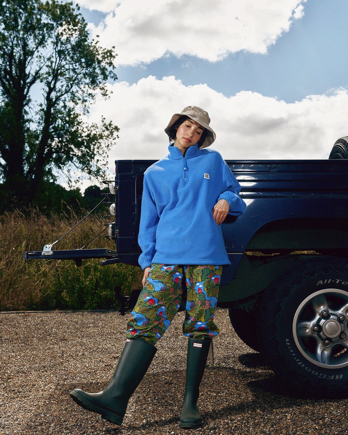 Stevie - Fleece in Blue