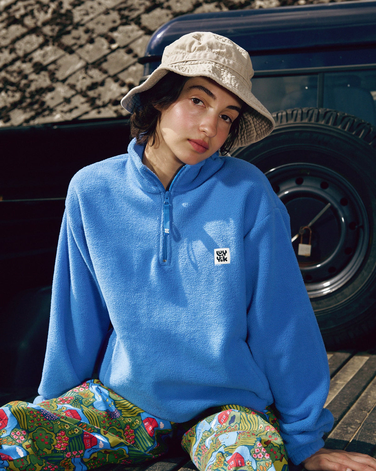Stevie - Fleece in Blue