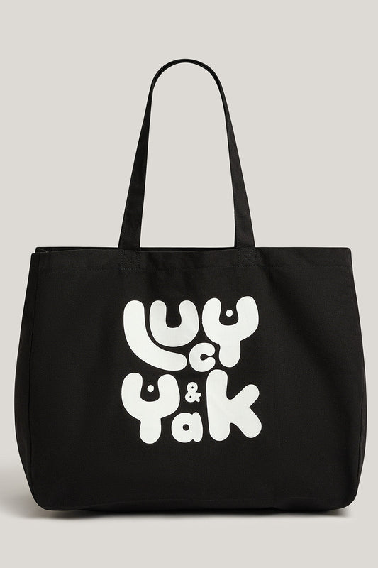 Large Tote Bag in Black
