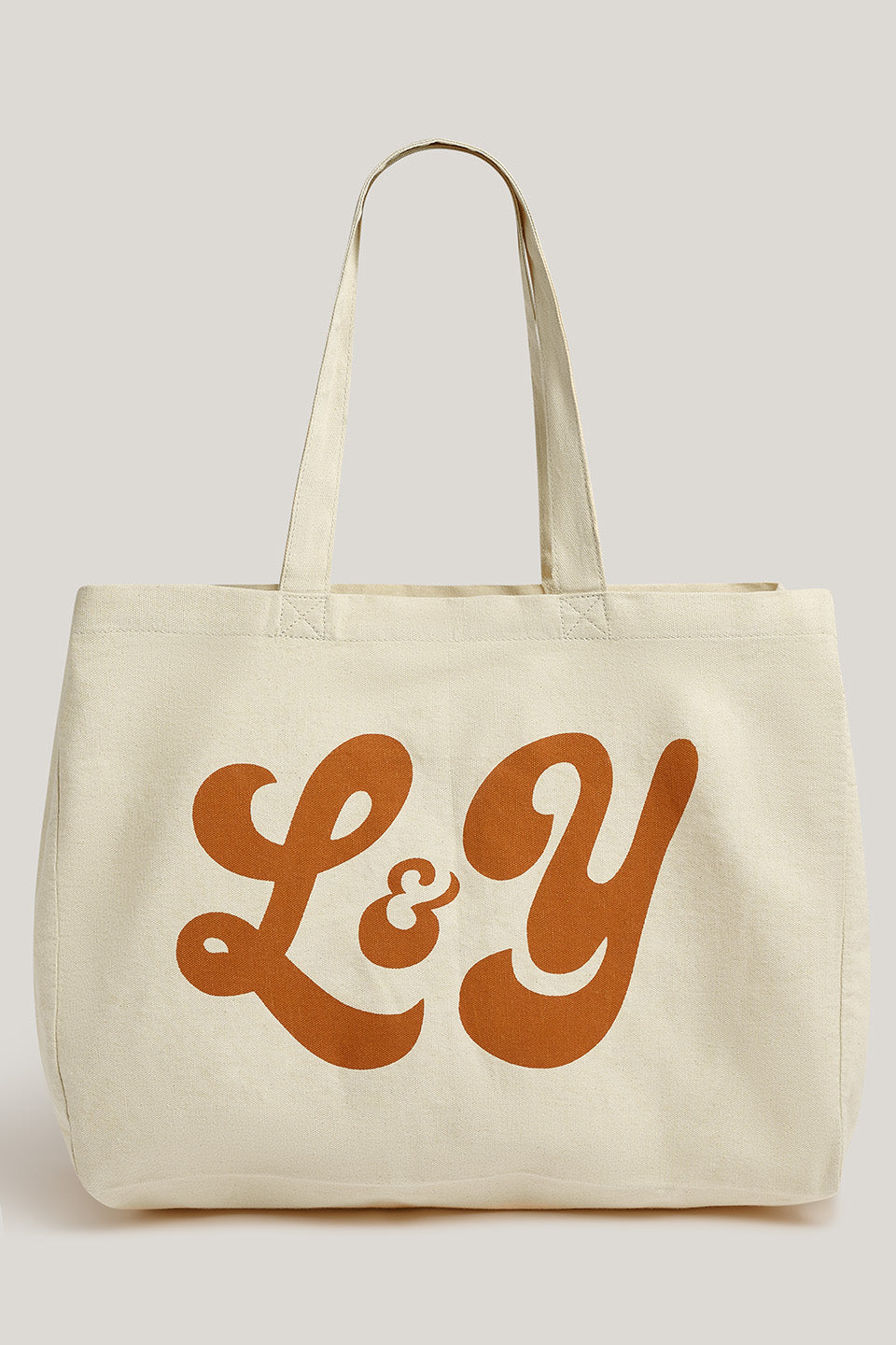 Large Tote Bag in Ecru