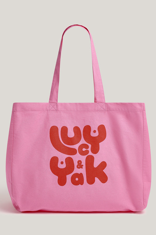 Large Tote Bag Pink