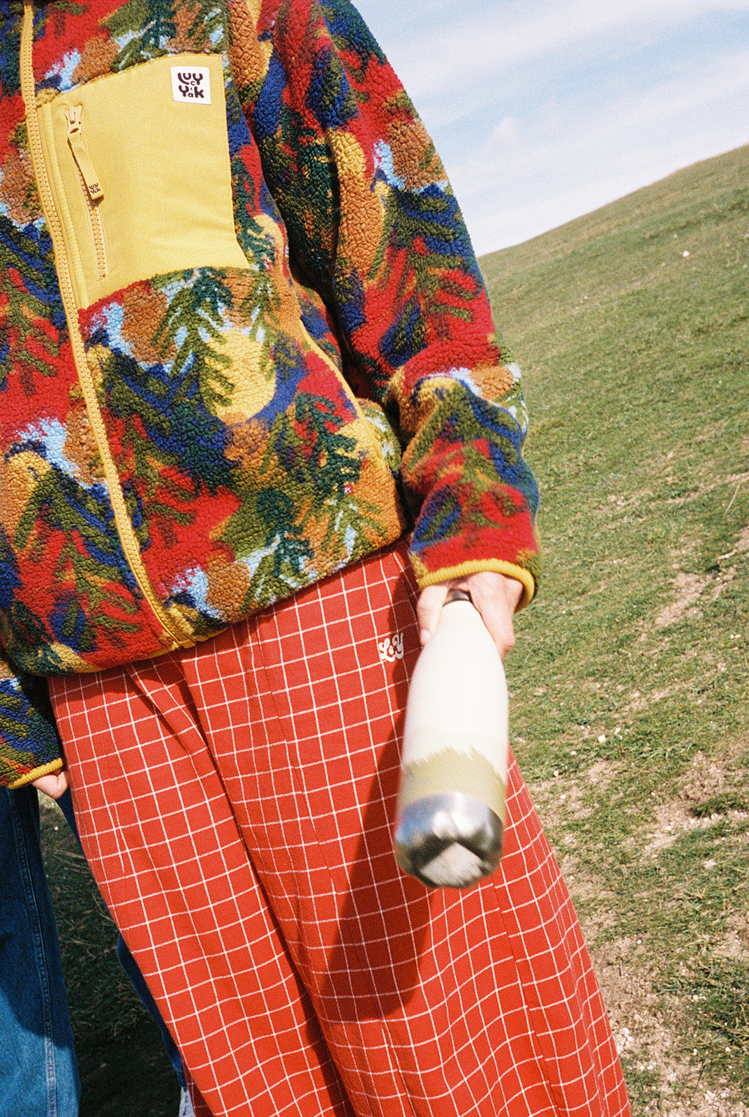 Harper - Borg Fleece Jacket in Alpine Trees