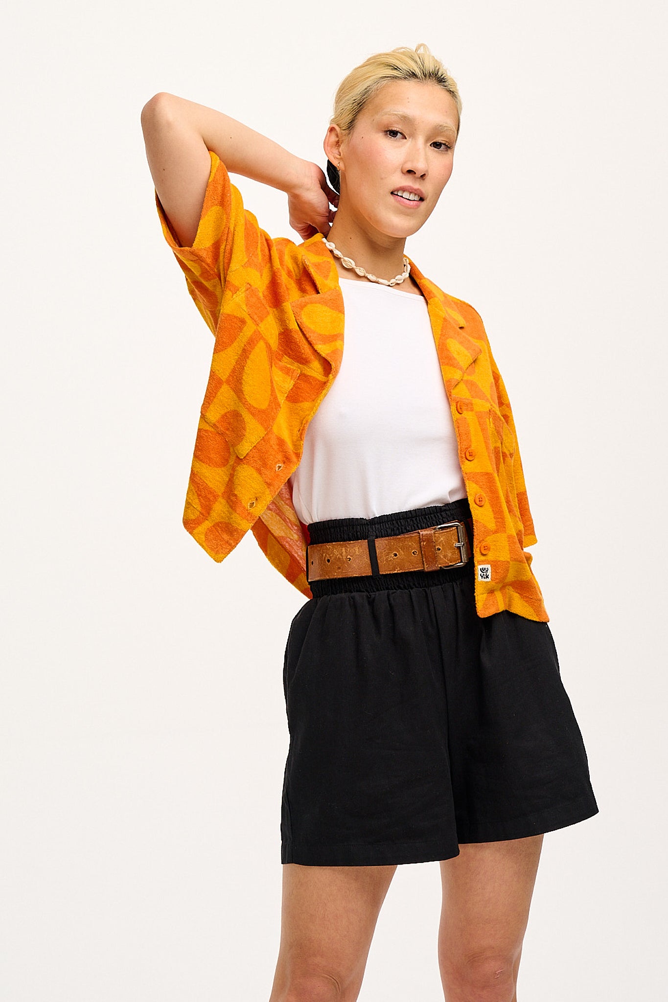 Adele - Cotton Shorts in Black