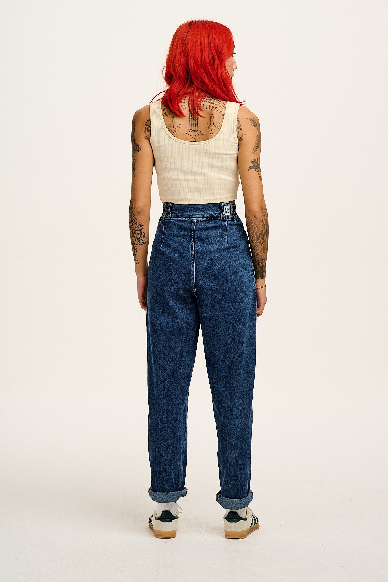 Addison - Denim Jeans in Mid Wash Blue