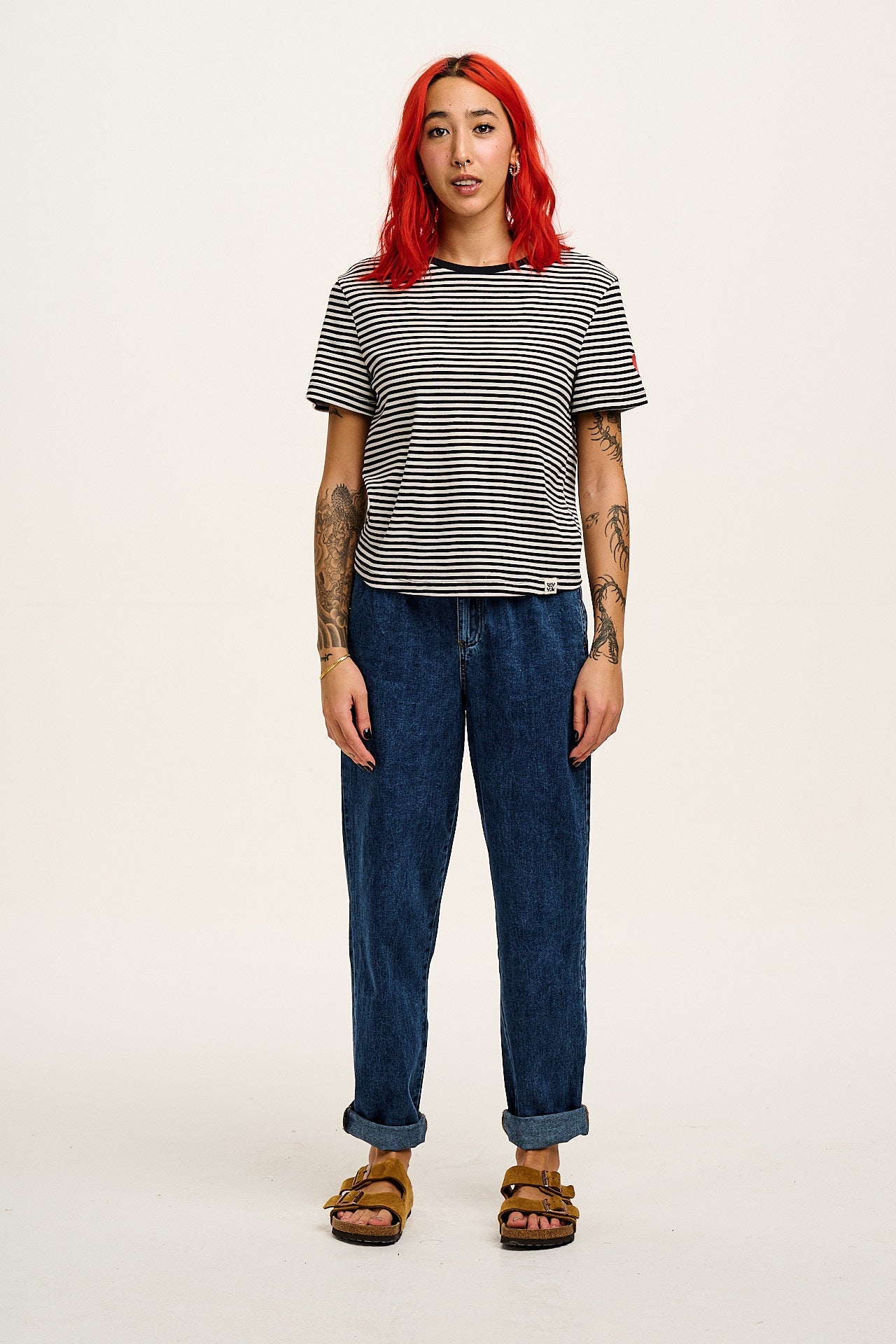Addison - Denim Jeans in Mid Wash Blue