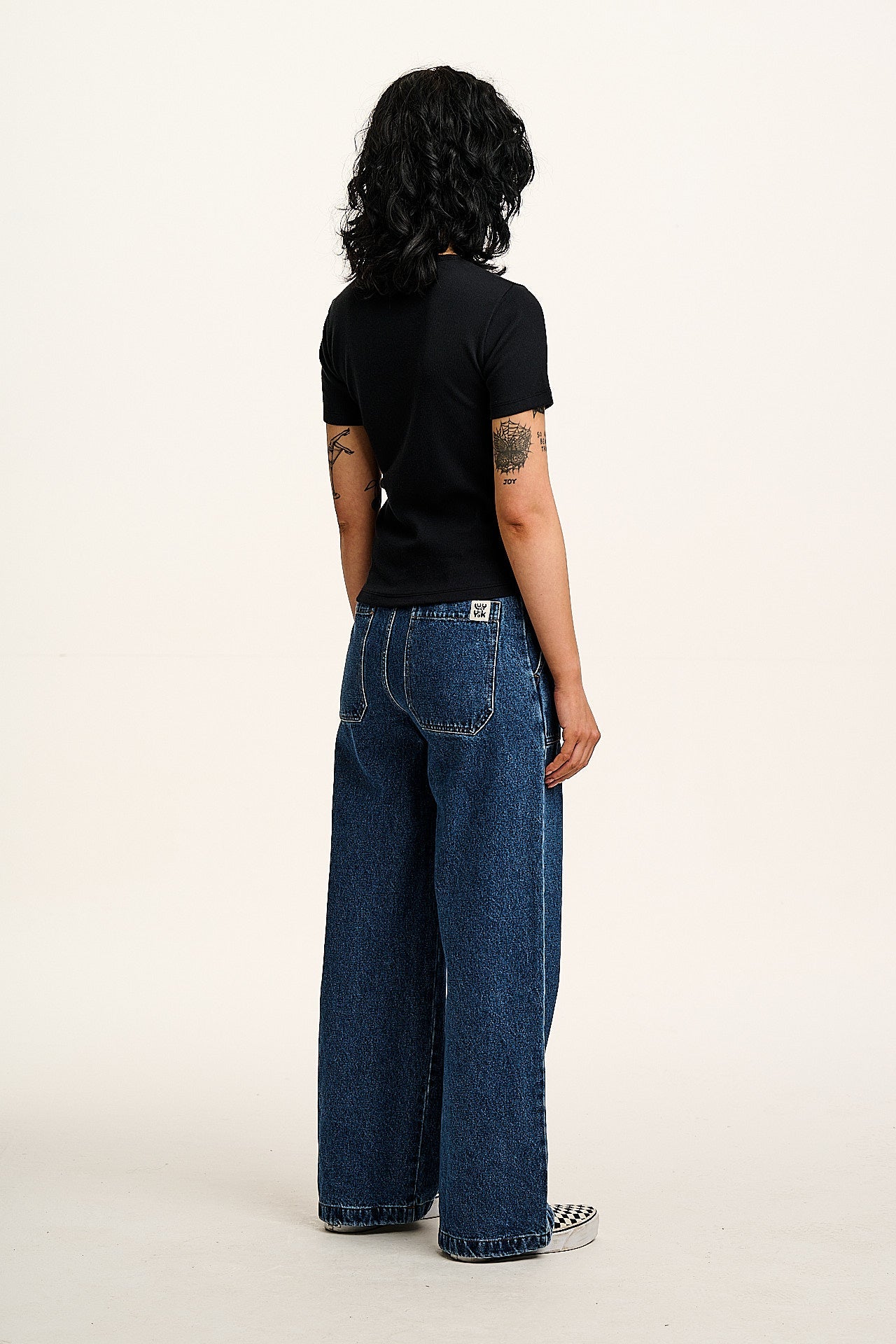 Gracie -  Cotton Tee in Black