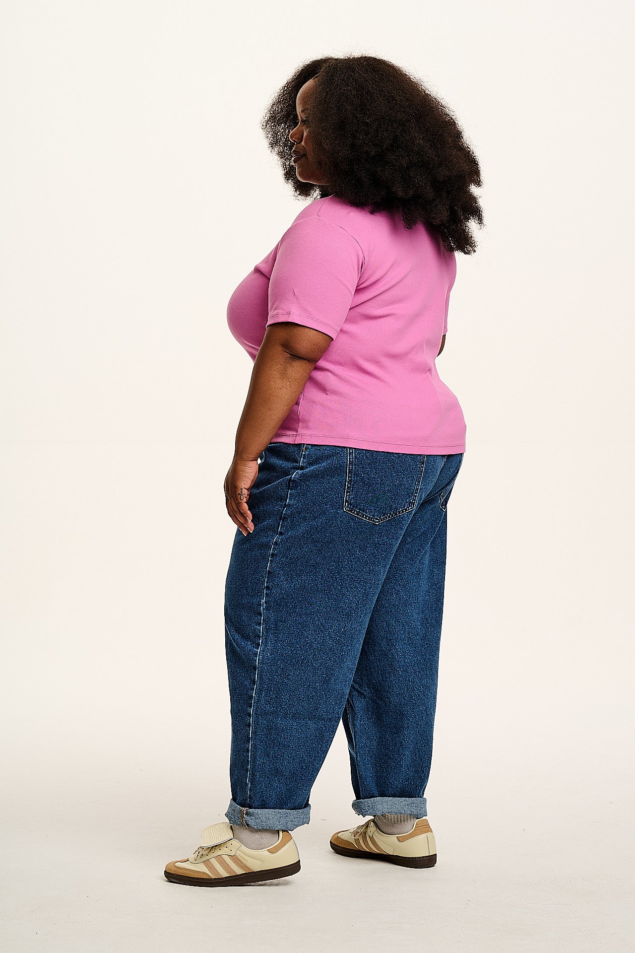 Gracie -  Cotton Tee in Opera Mauve Pink