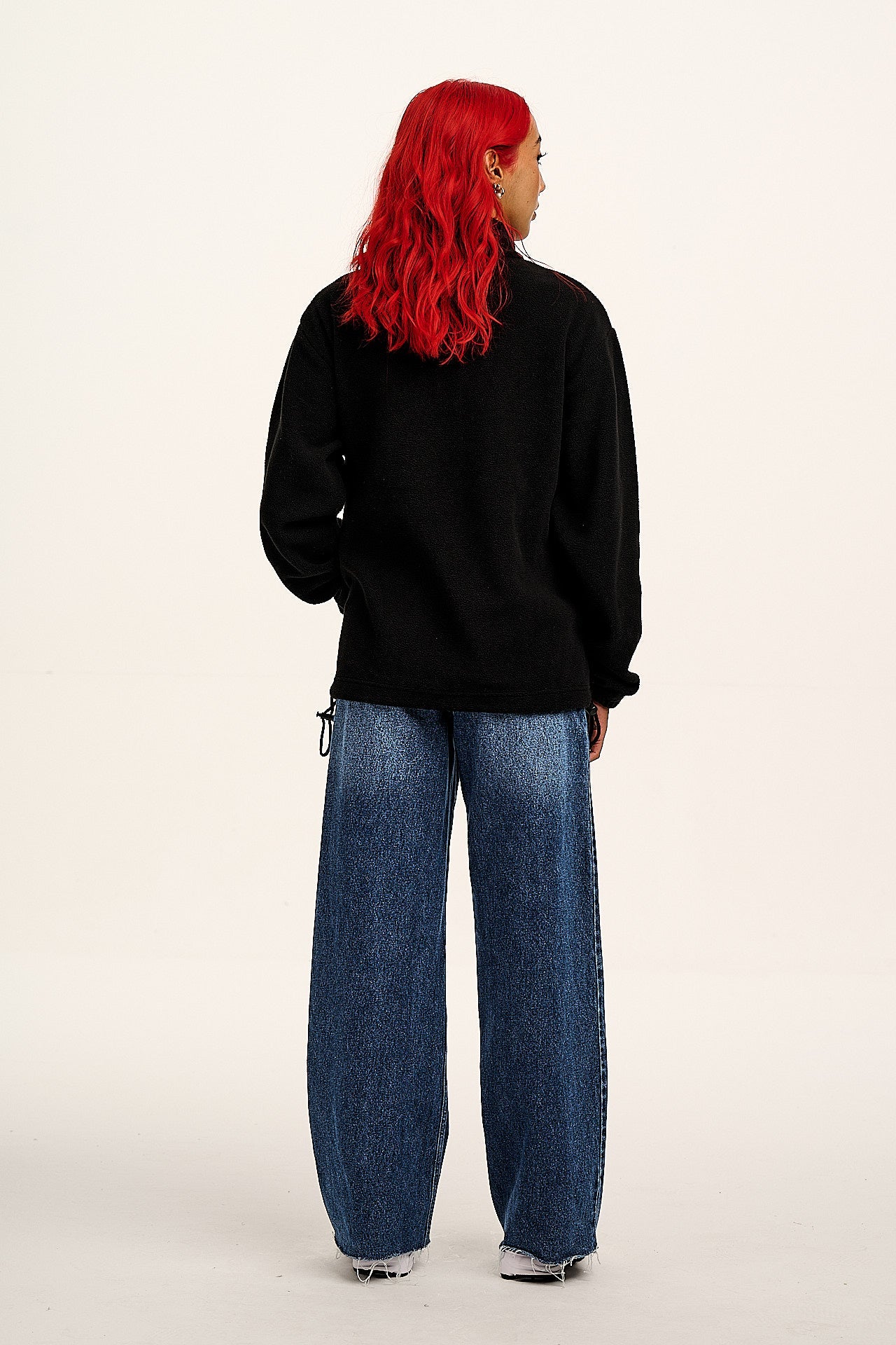 Nicks - Full Zip Polar Fleece in Black