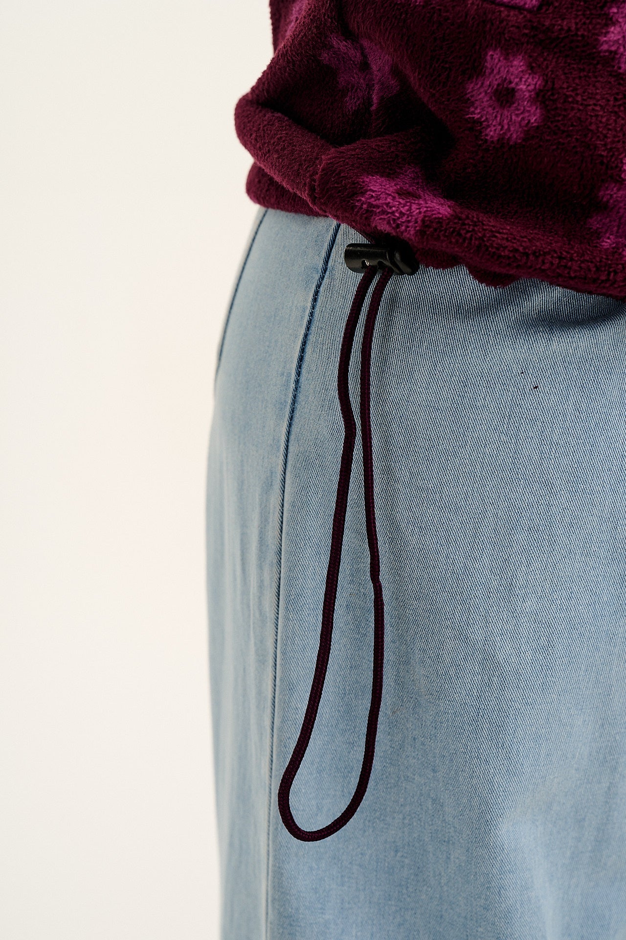 Stevie - Polar Fleece in Purple Delano Floral Print