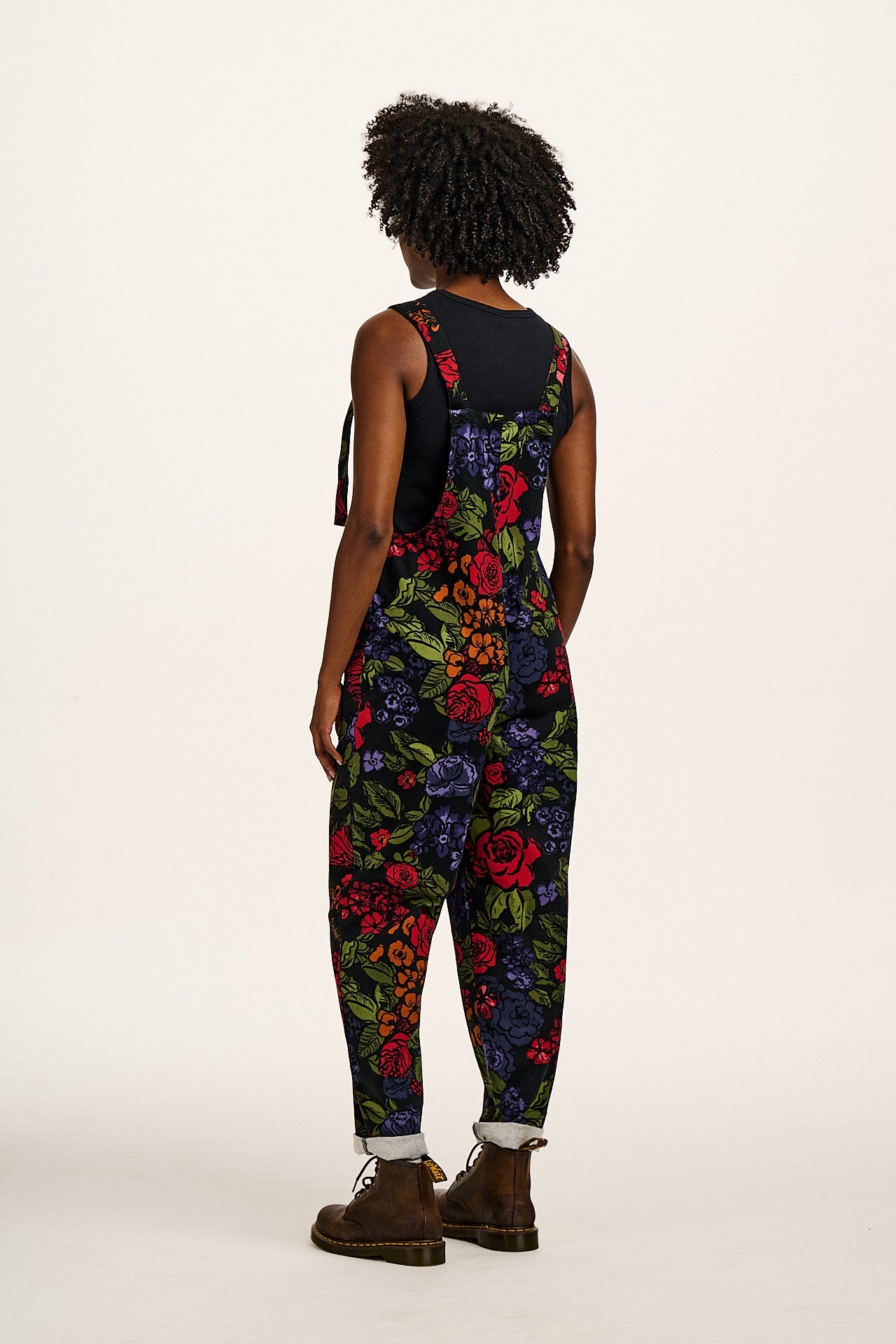 Original - Cotton Dungarees in Maria Print