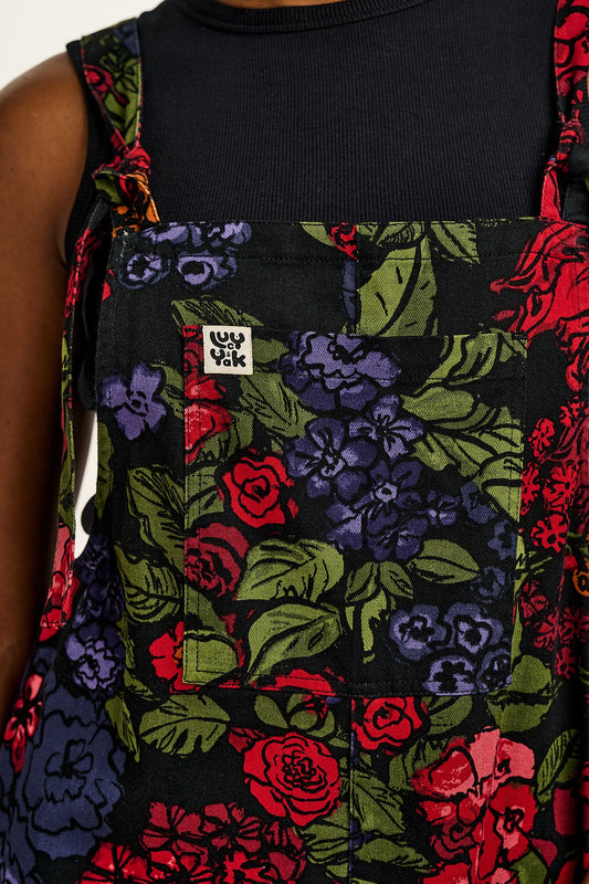 Original - Cotton Dungarees in Maria Print