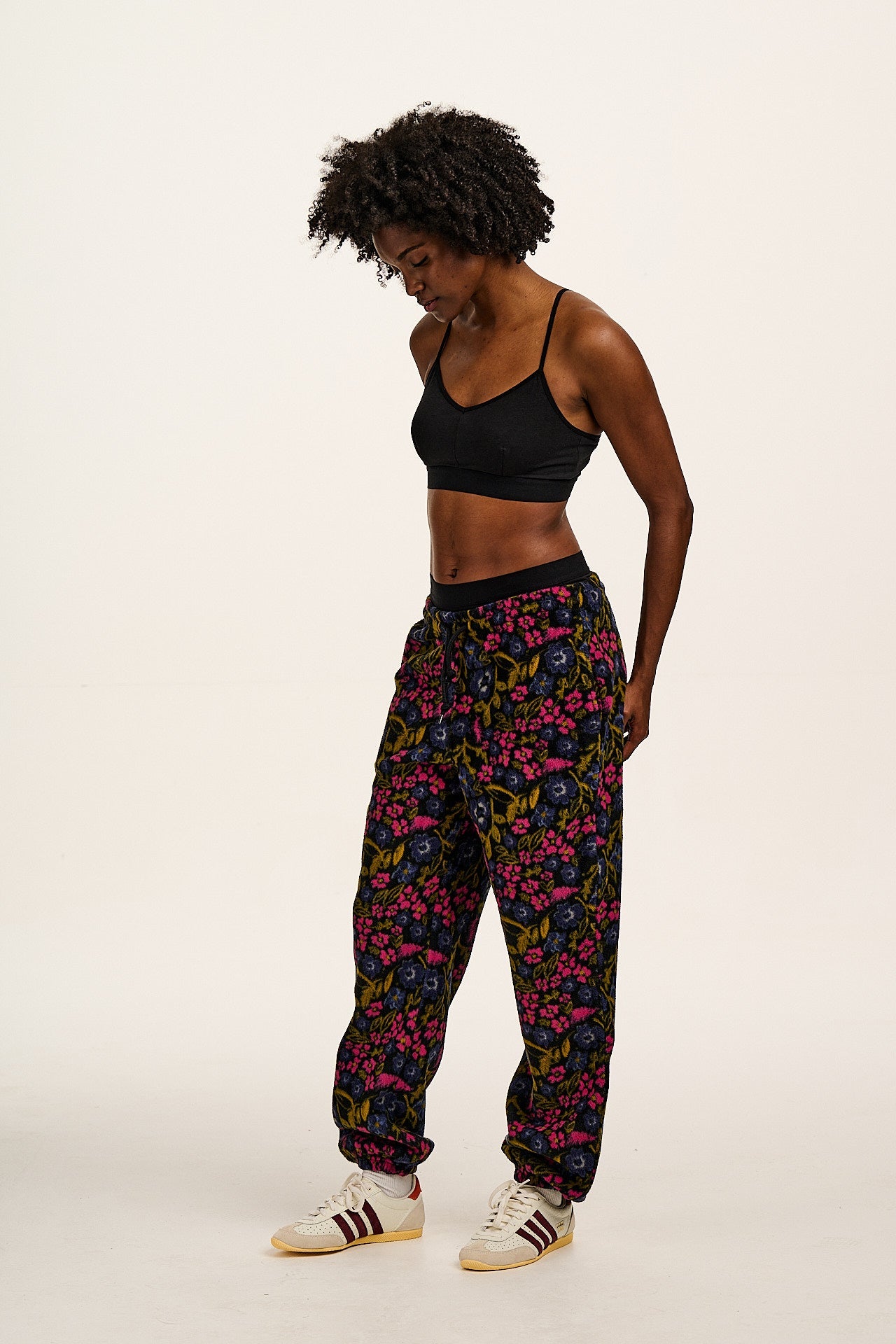 Ruby - Crop Top Cotton & Bamboo Bralette in Black