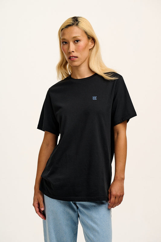 Denver - Cotton T-Shirt in Black