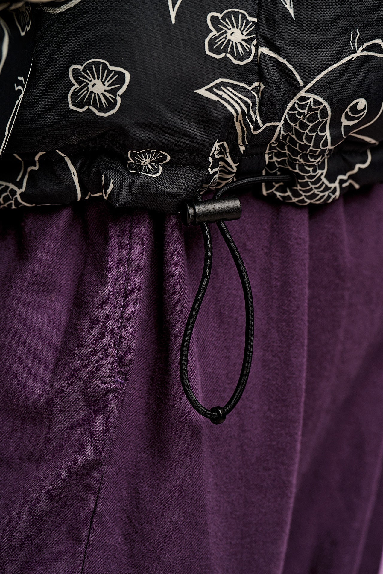 Paloma - Puffer Jacket in Koi Print