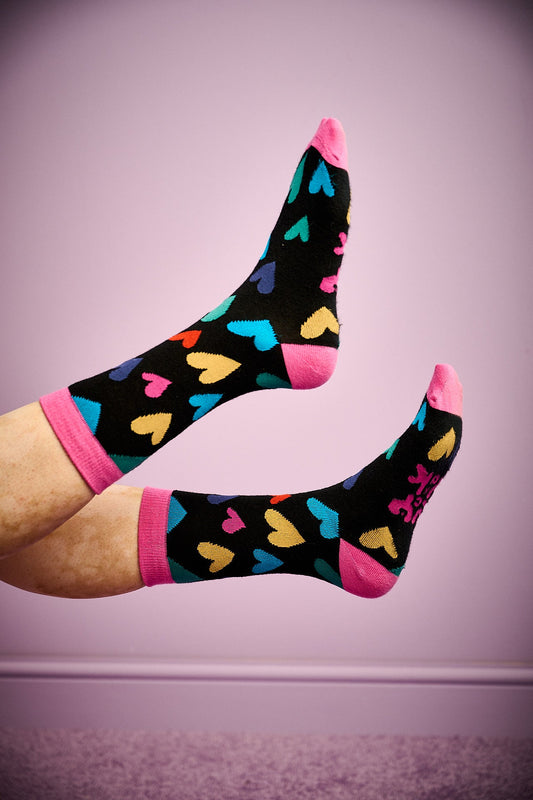 JoJo - Cotton Socks in Multi Cupid