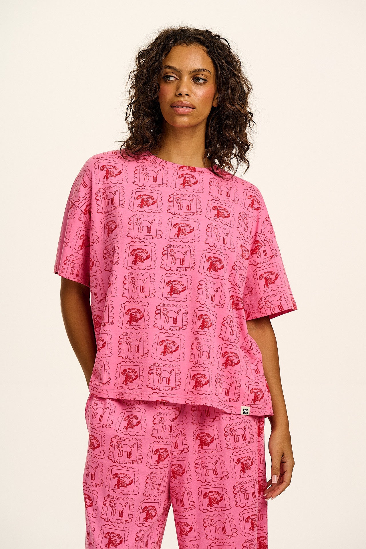 Sabrina - Soft Cotton Pyjamas in Cats & Dogs