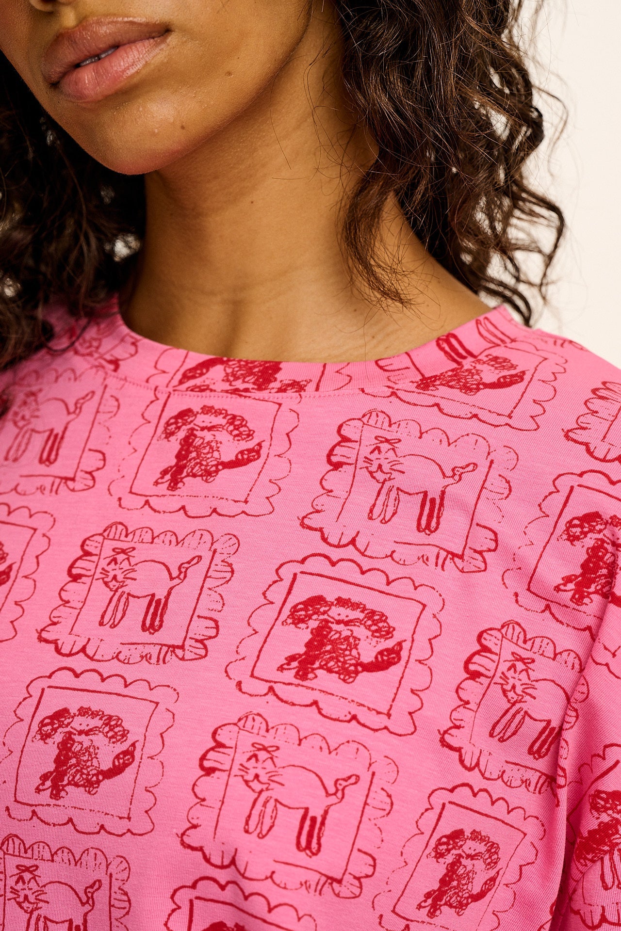 Sabrina - Soft Cotton Pyjamas in Cats & Dogs