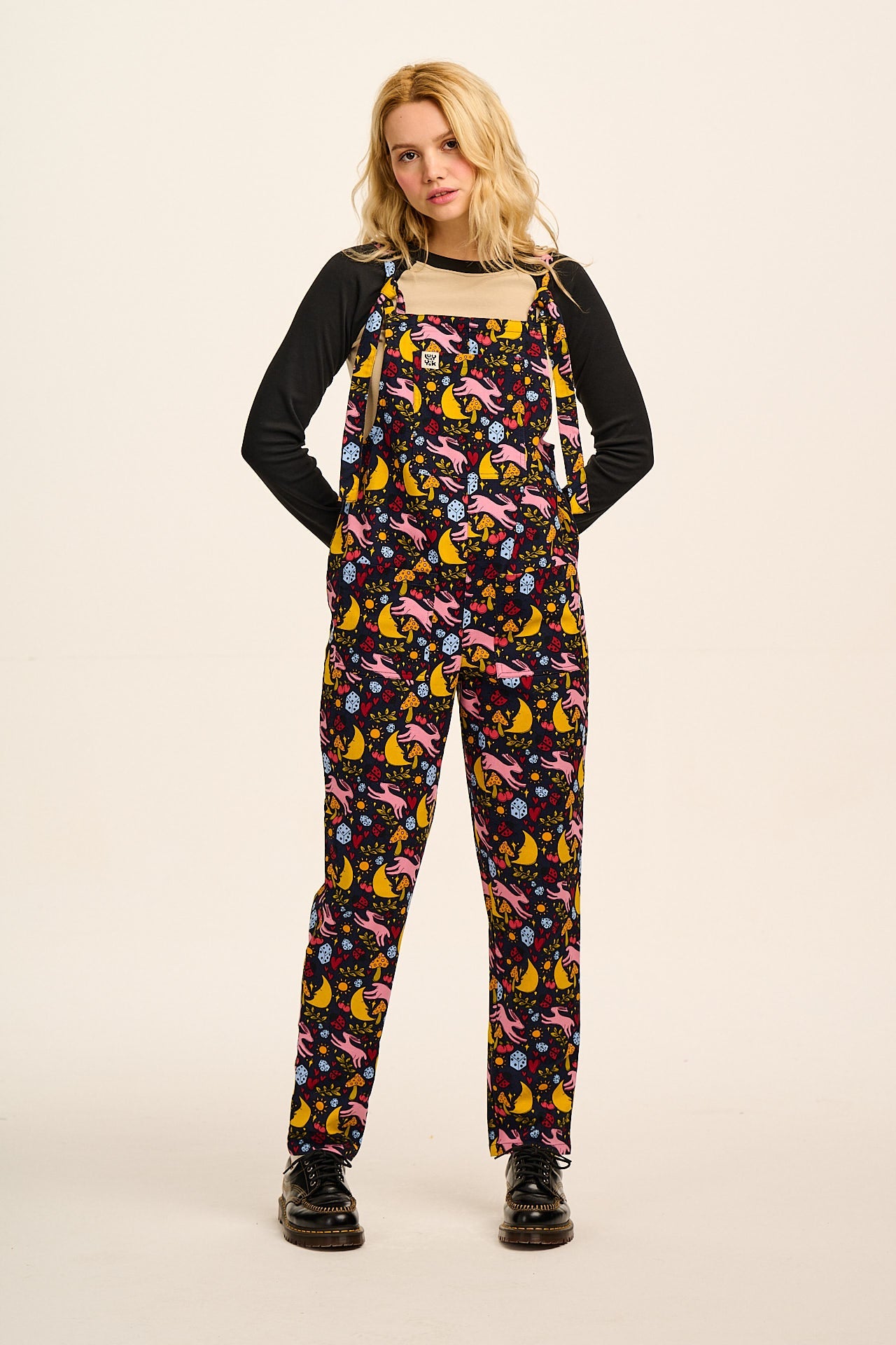 L.E. Original - Cotton Dungaree in Bunnies Print