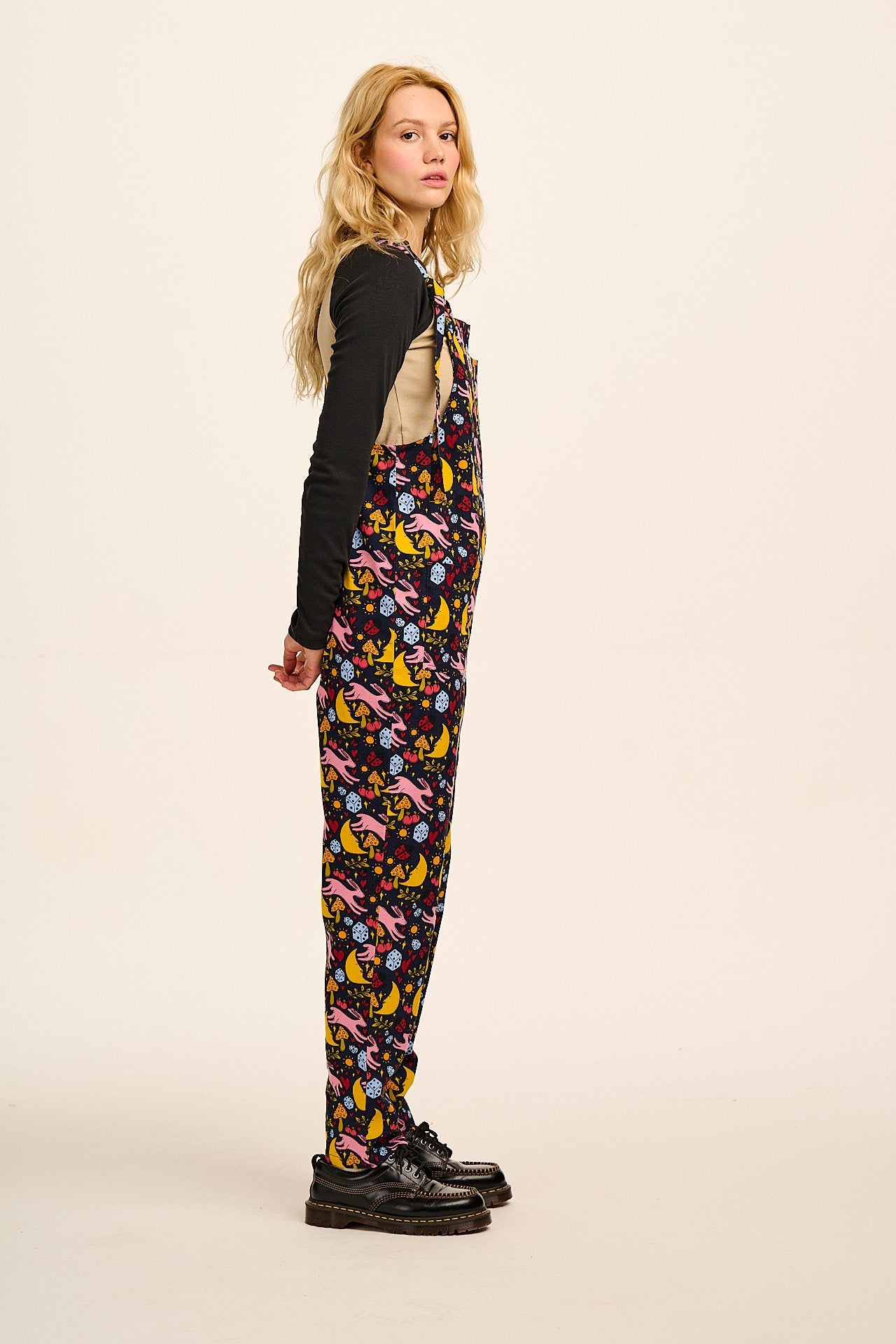 L.E. Original - Cotton Dungaree in Bunnies Print
