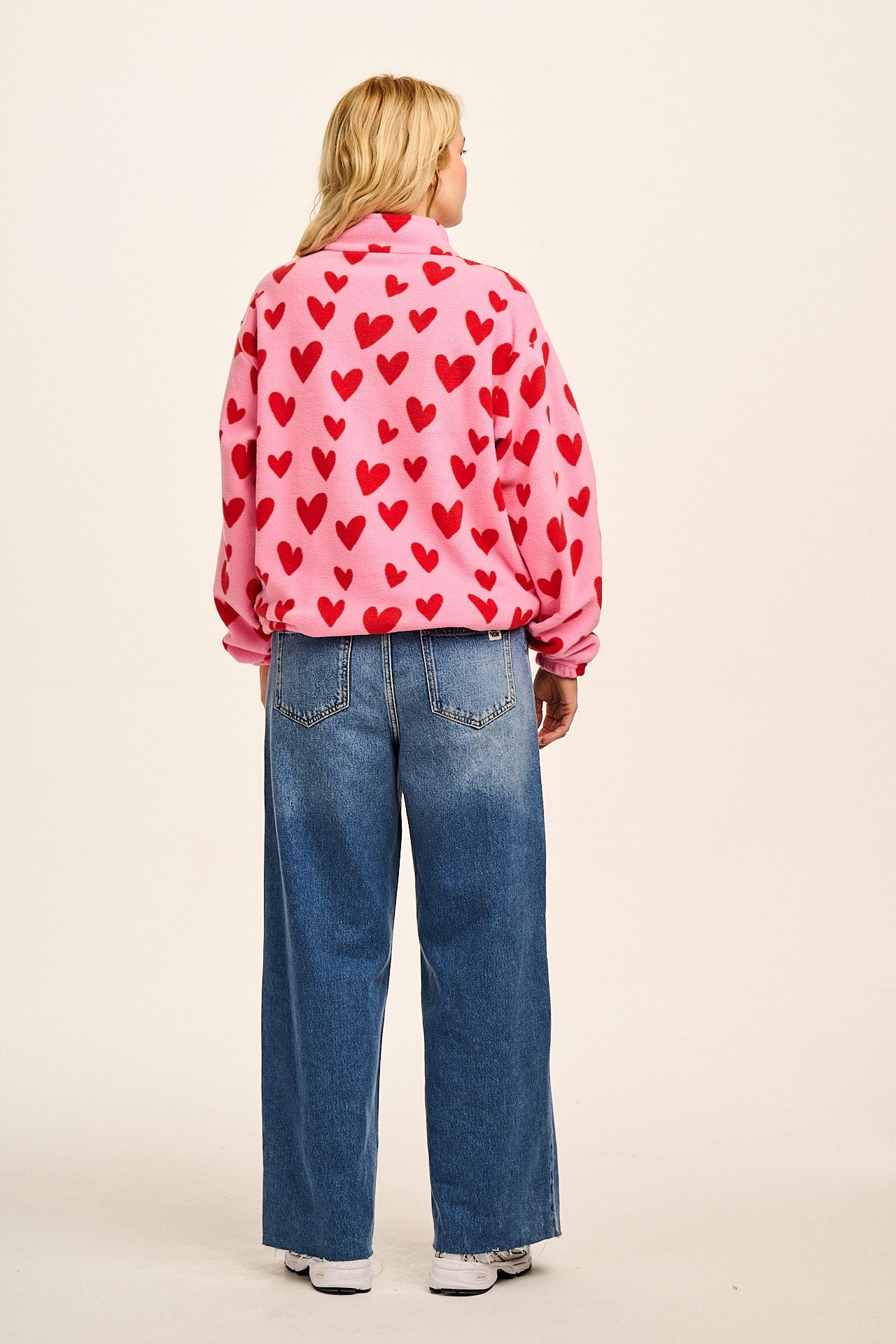 Nicks - Full Zip Polar Fleece in Cupid