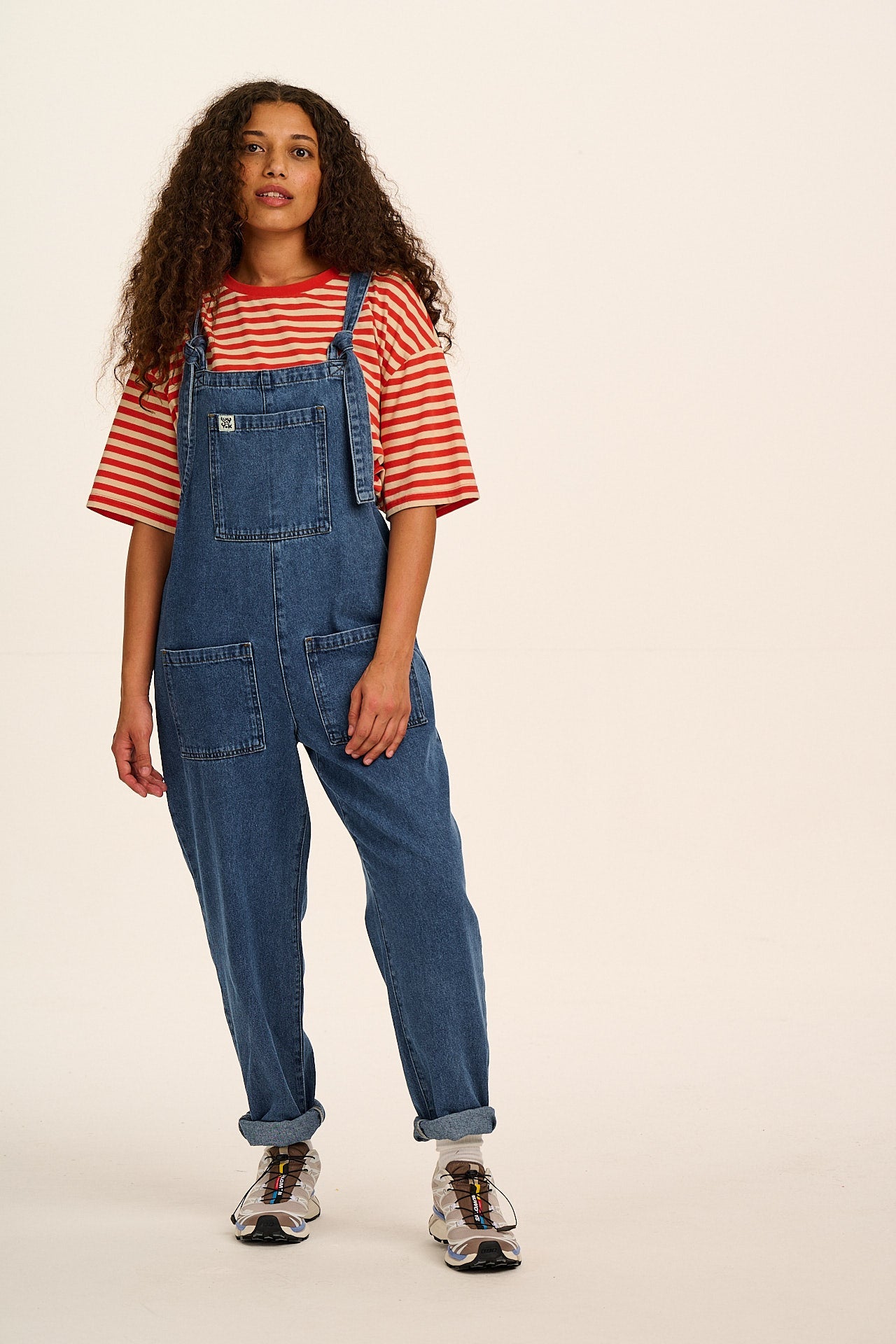 Benny - Oversized Heavyweight Cotton T-Shirt in Musical Cat