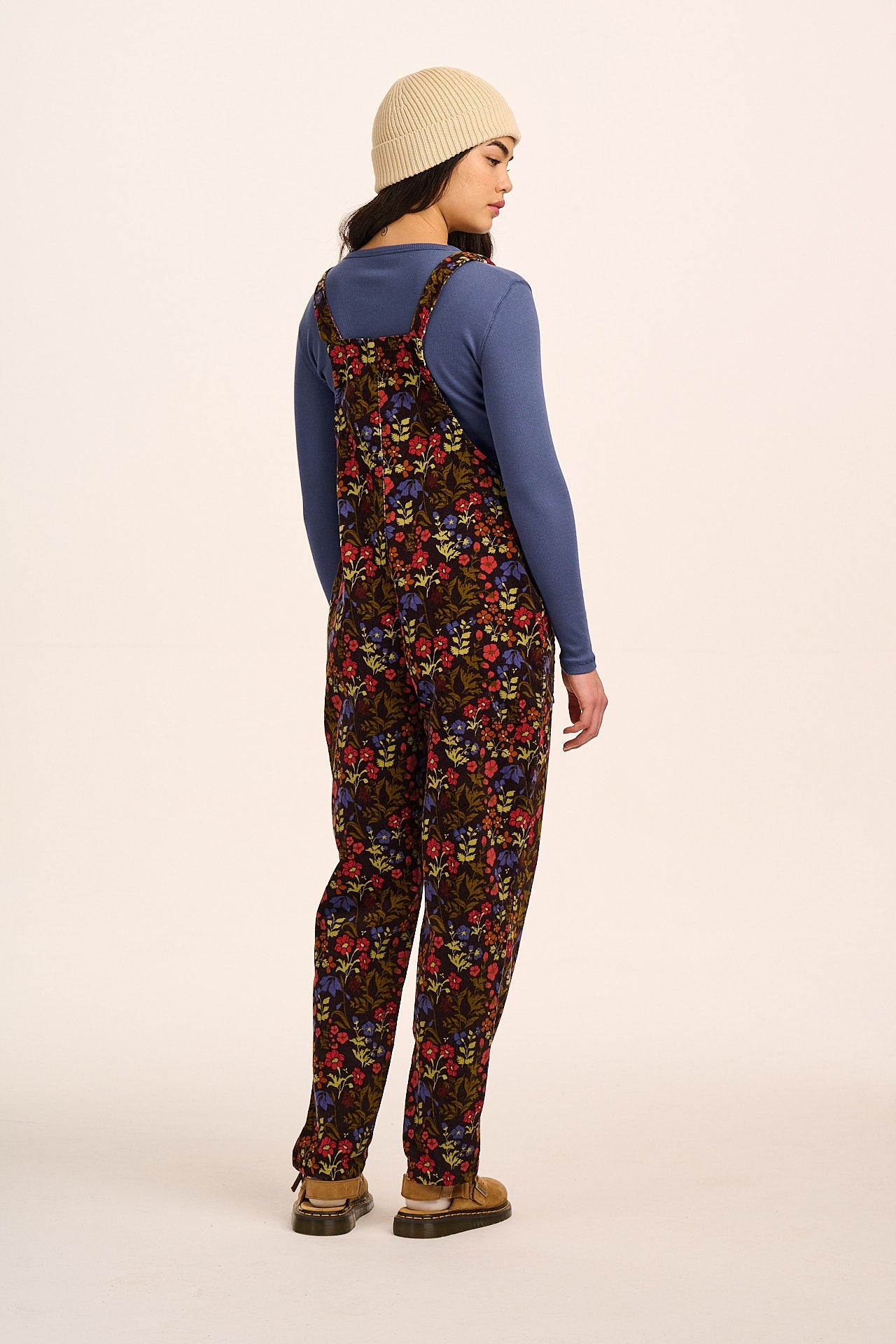 Original - Corduroy Dungarees in Vintage Floral