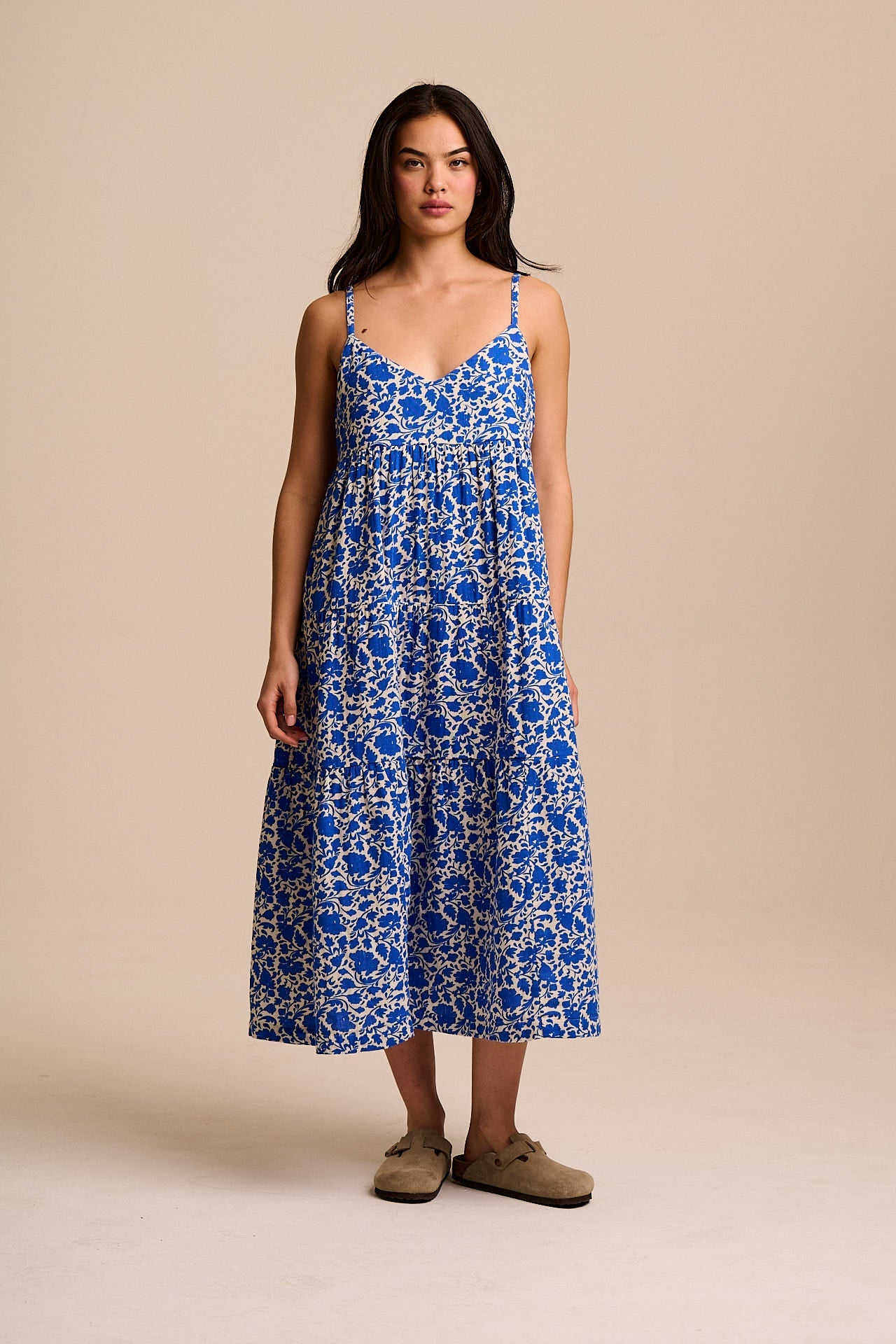 mable blue dress Mable Blue Gingham Flare Dress Genevieve Lake Geneva