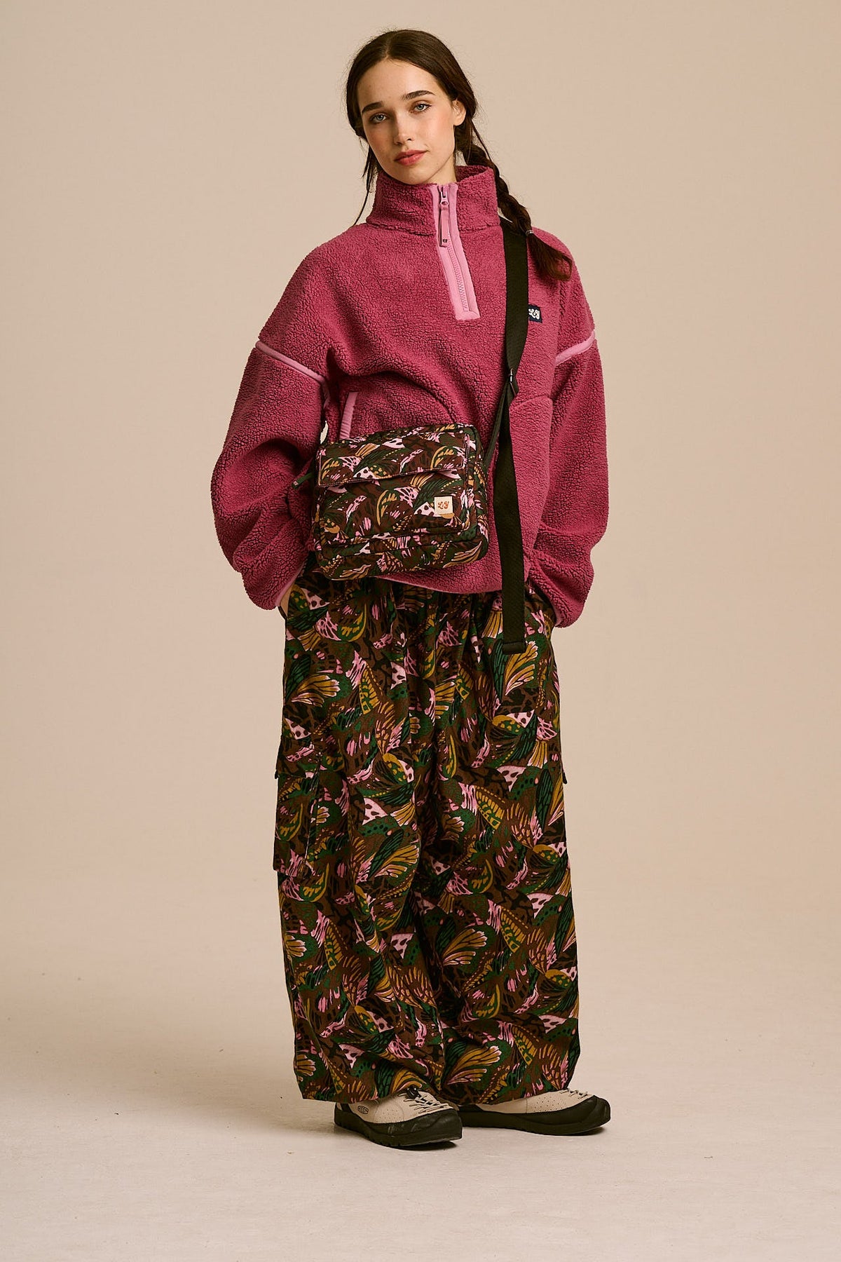 Maddox - Recycled Polyester Crossbody Bag in Butterfly
