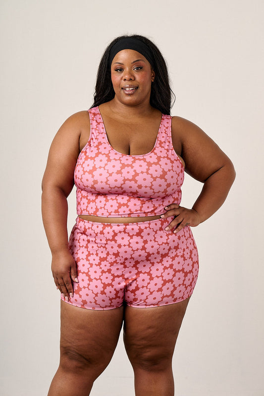 Monte - Bikini Bottom Shorts in Coastal Flower