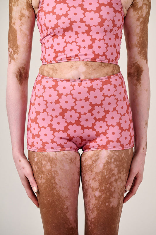 Monte - Bikini Bottom Shorts in Coastal Flower