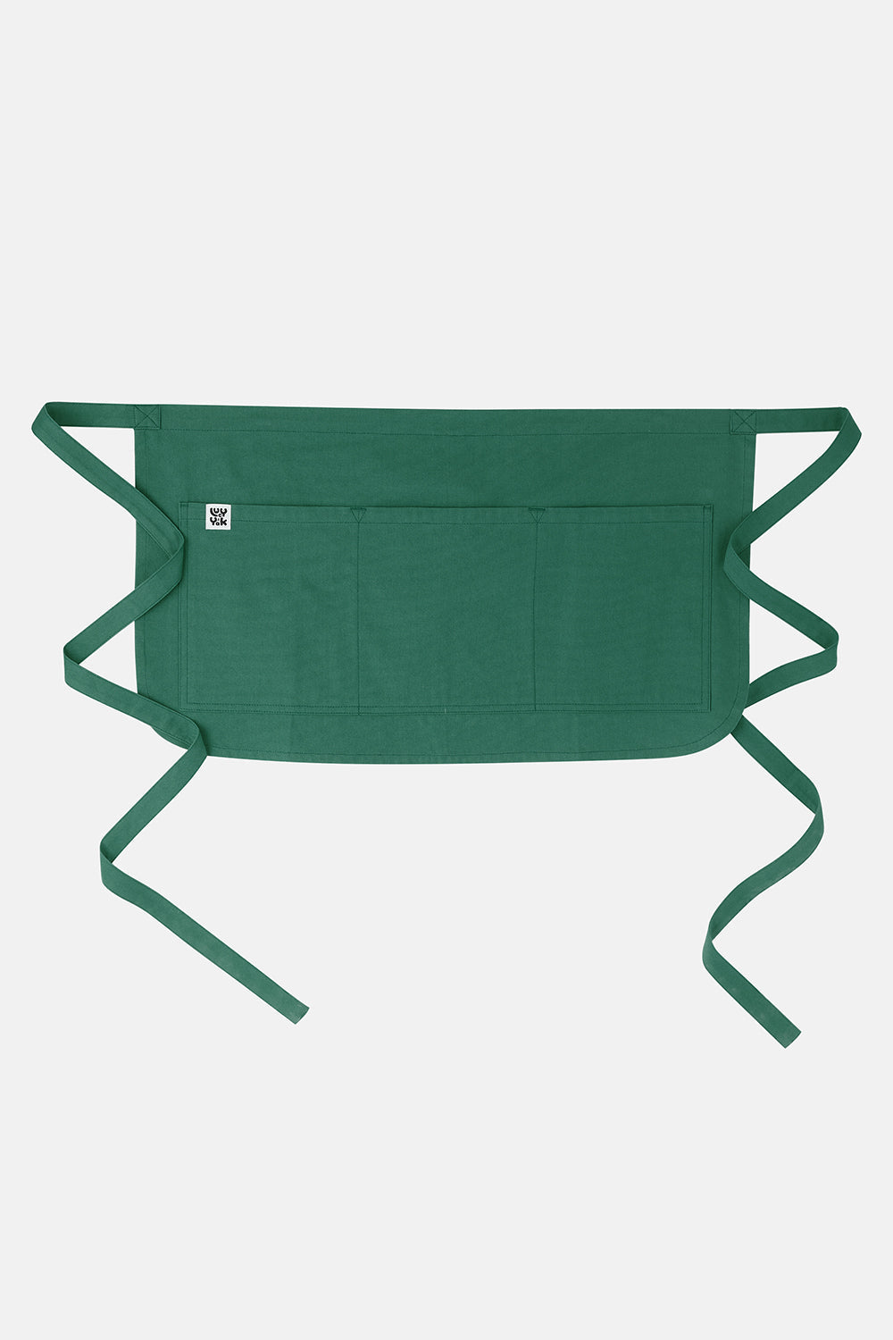 Millau - Midweight Cotton Waist Apron in Posy Green