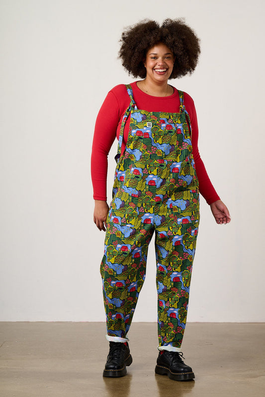 Original - Cotton Twill Overall in Farmyard Scene