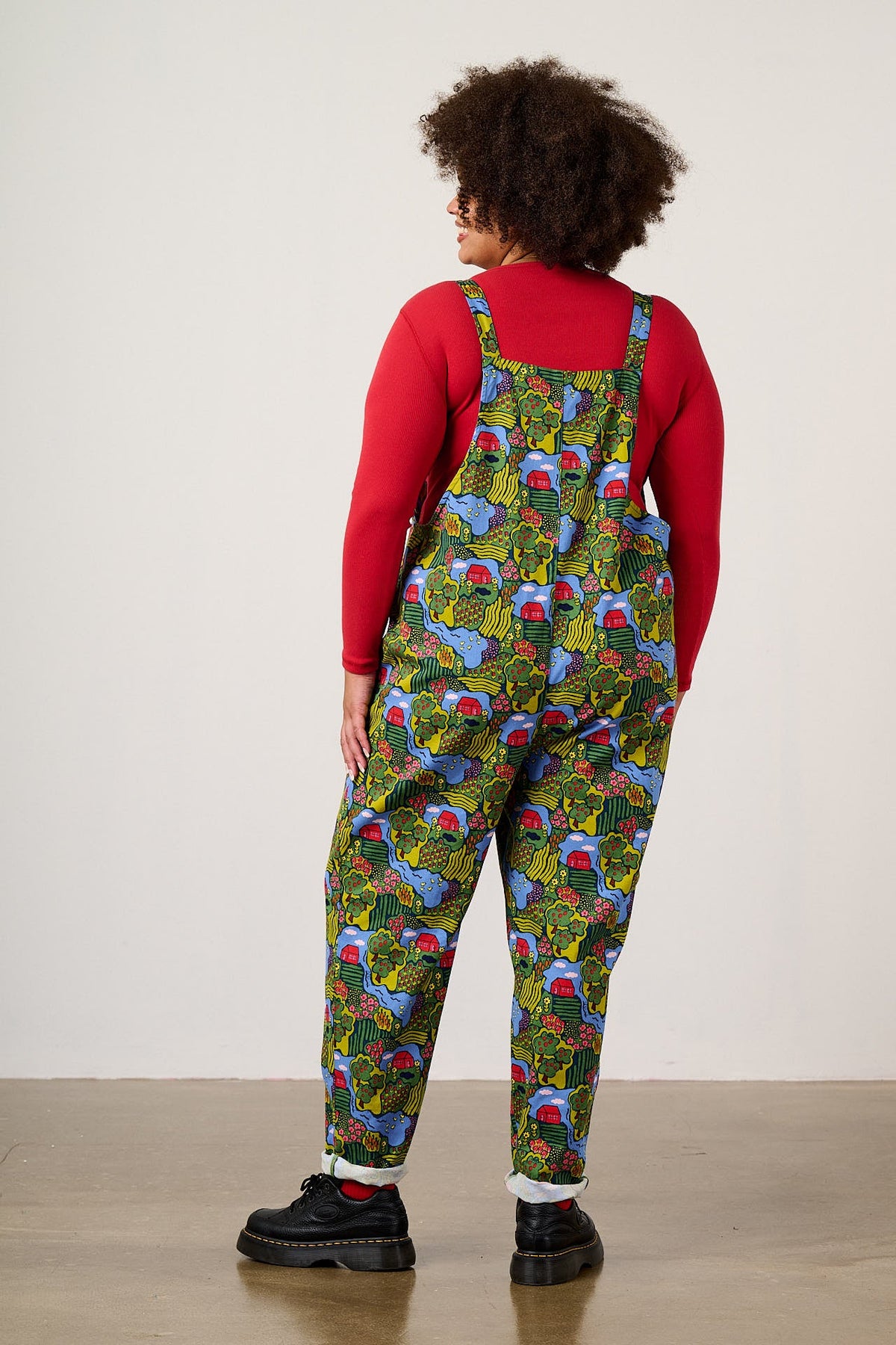 Original - Cotton Twill Overall in Farmyard Scene