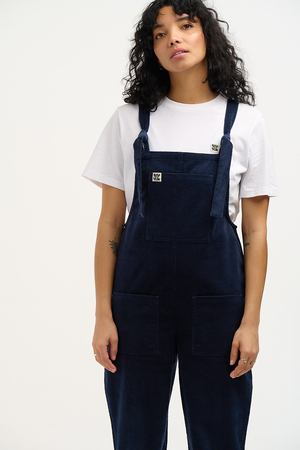 Original - Corduroy Dungarees in Sailor Blue