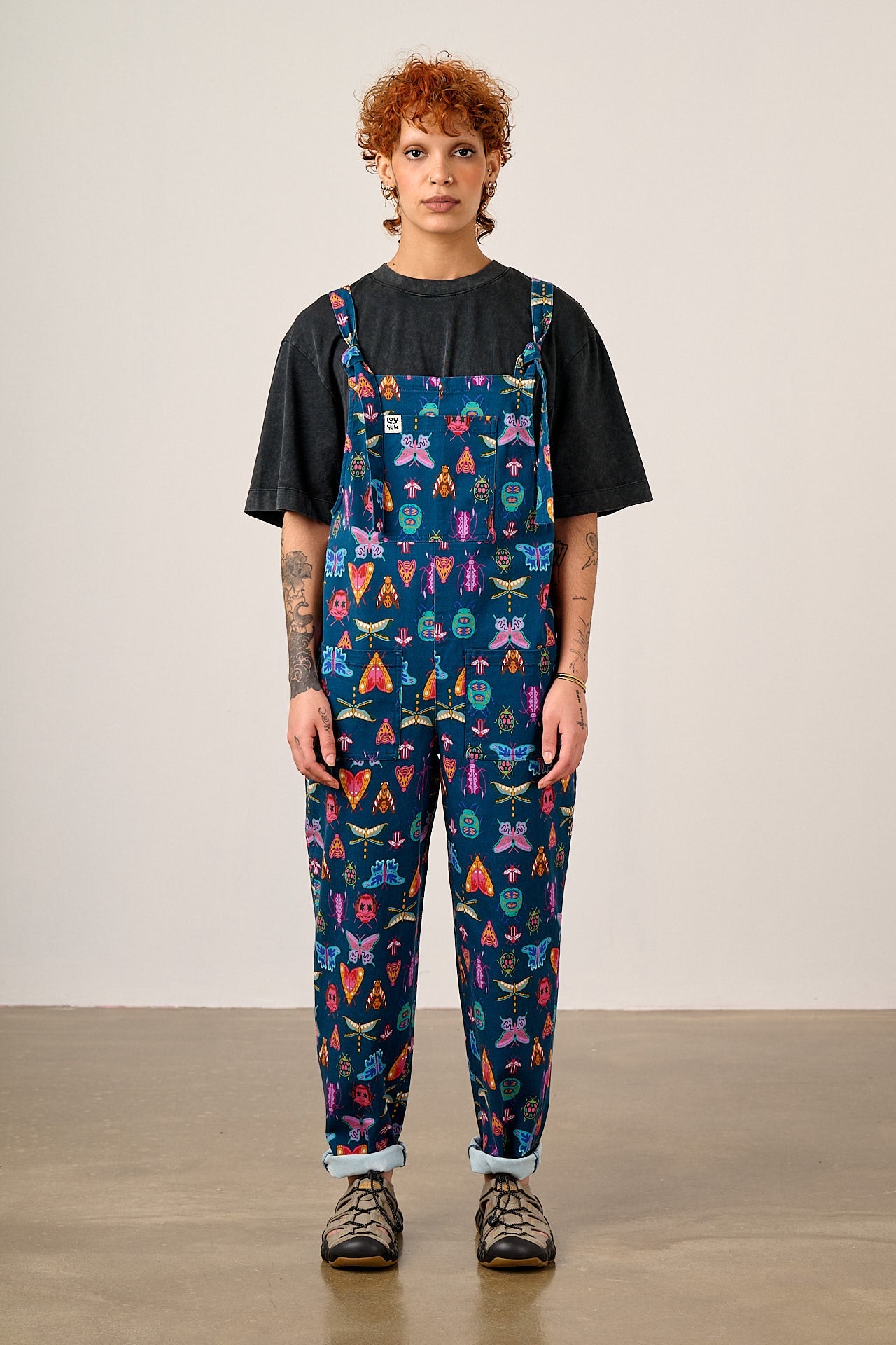 L.E Original - Cotton Dungarees In Navy Brooke Hornsby & Yak
