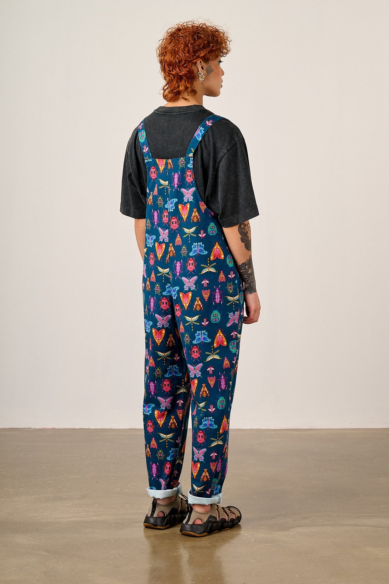 L.E Original - Cotton Dungarees In Navy Brooke Hornsby & Yak