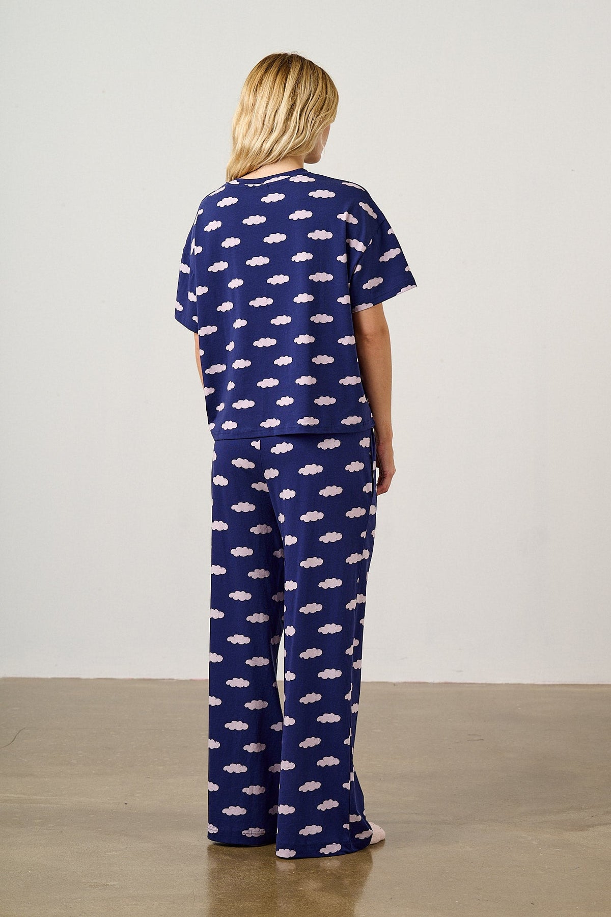 Sabrina Pyjamas - Organic Cotton in Clouds Print