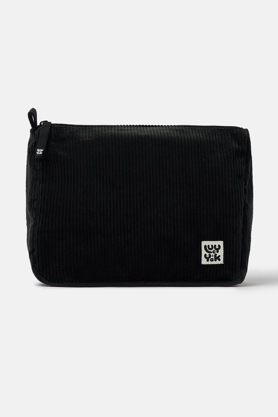 Malina - Corduroy Washbag in Black