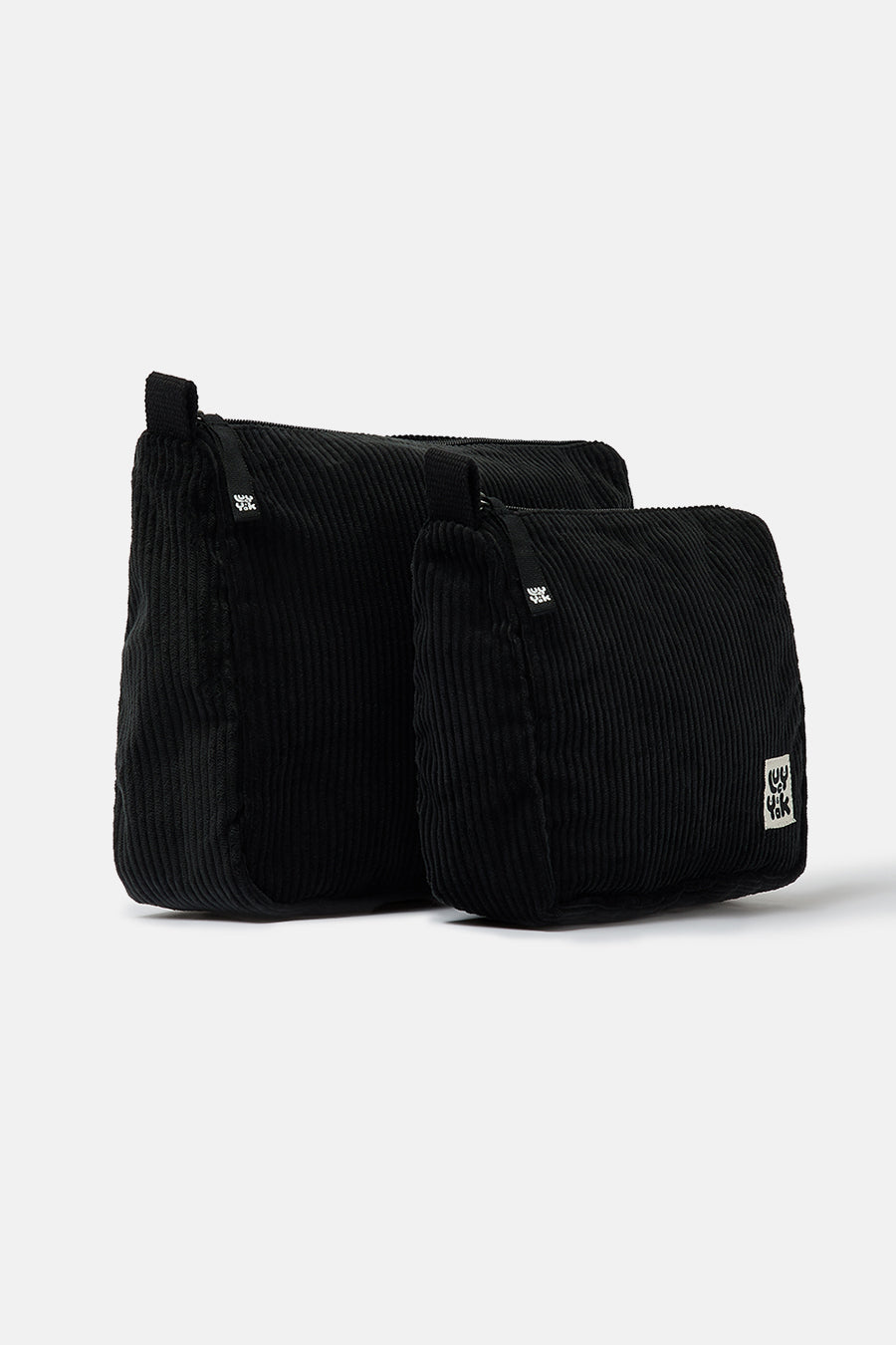 Malina - Corduroy Washbag in Black