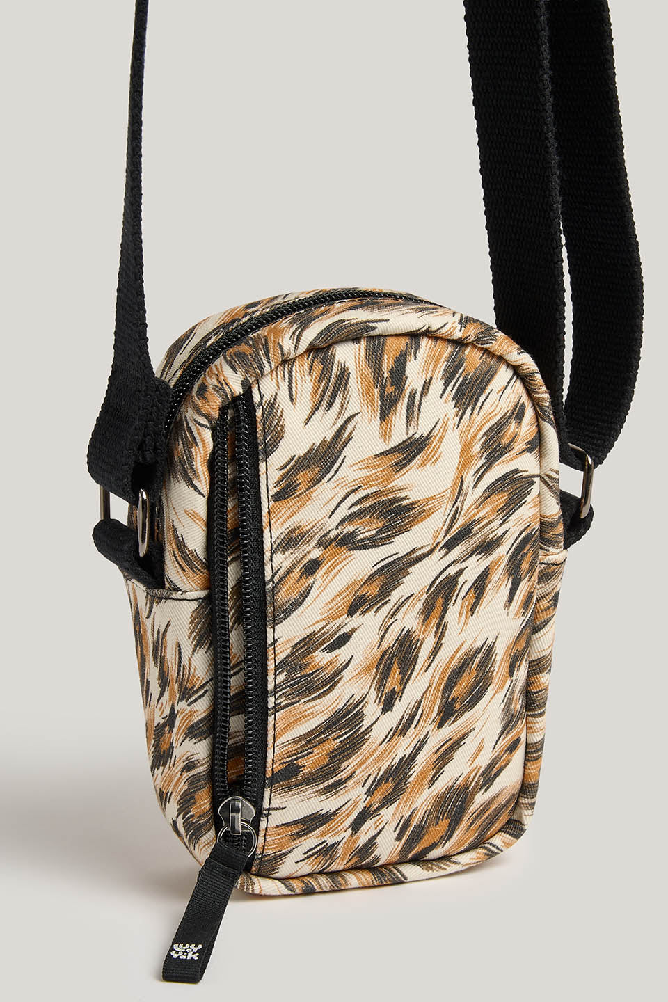 Brady - Cotton Crossbody Bag in Leo Swirl