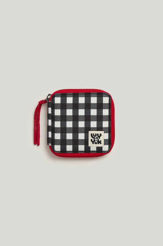 Eve - Purse in Black & White Gingham