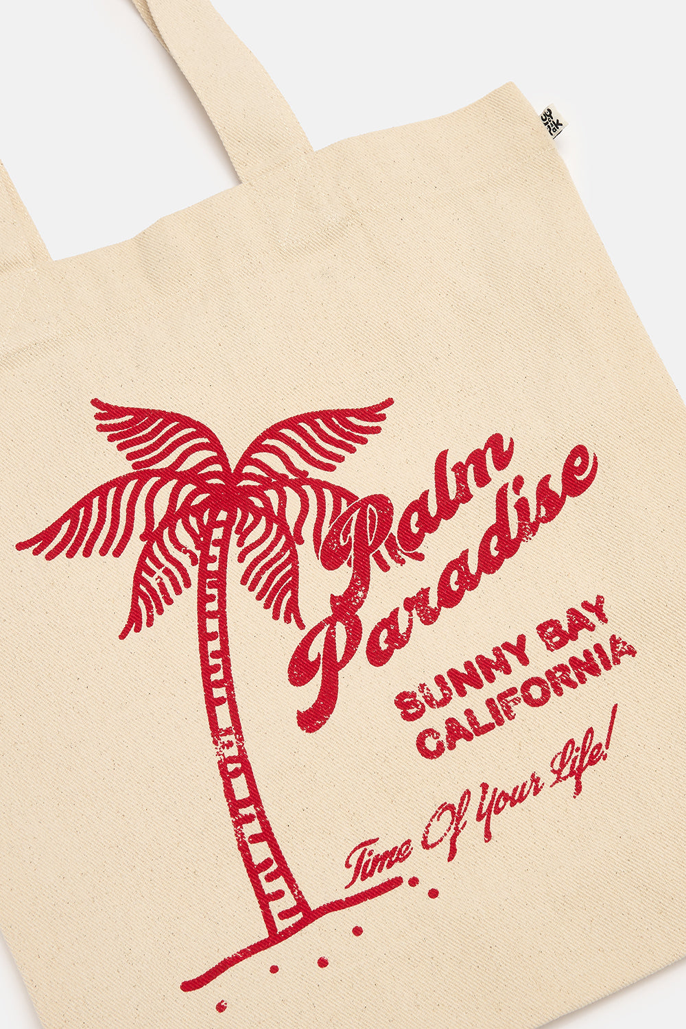 Felix - Cotton Tote Bag with Palm Paradise Print