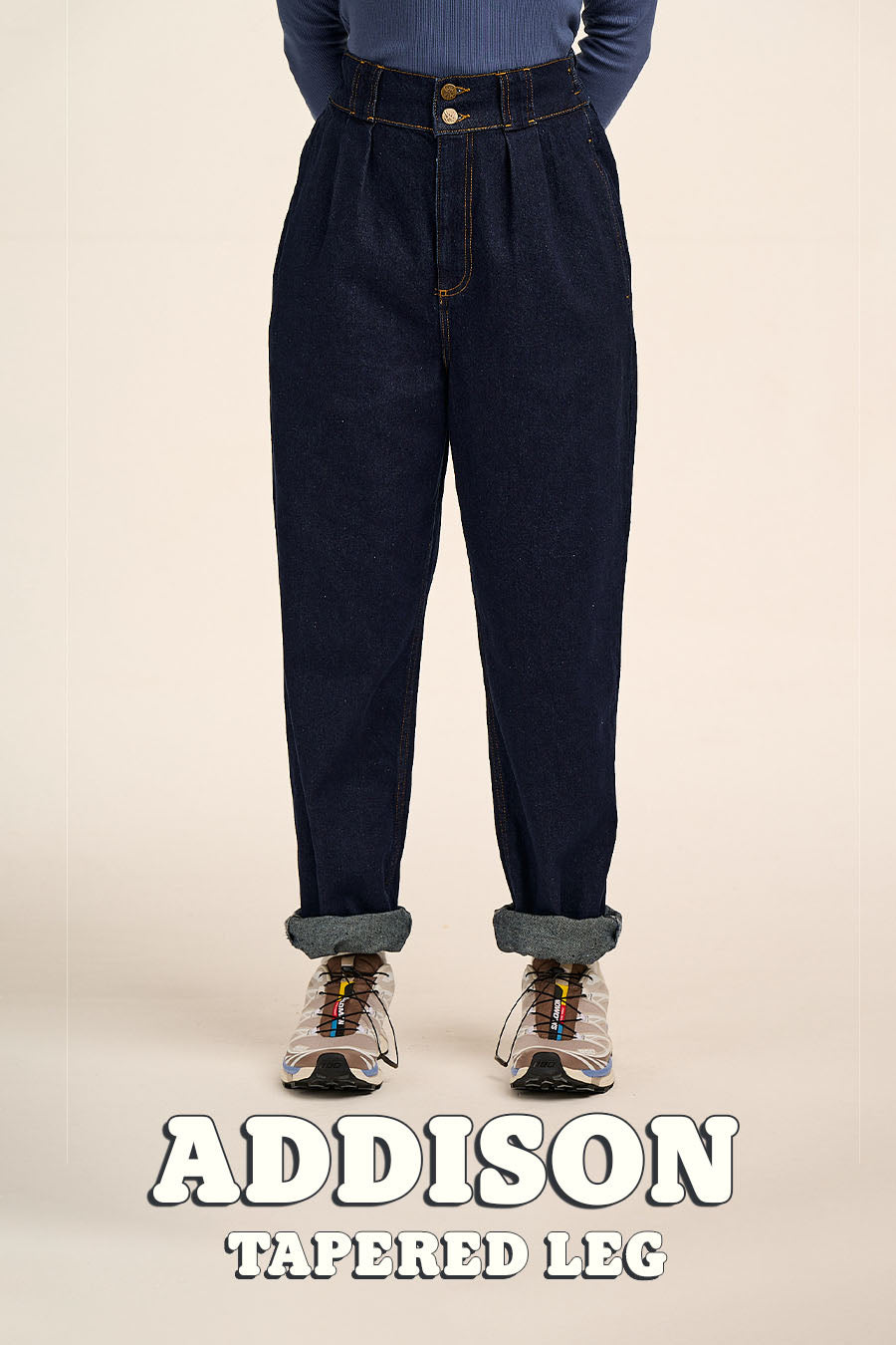 Addison - Tapered Jeans & Trousers - Organic Cotton – Lucy & Yak US